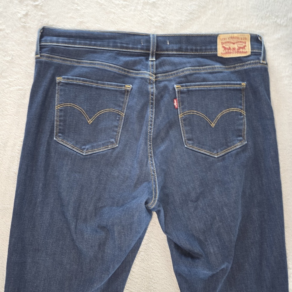 Levi's 311 Shaping Skinny Jeans Womens Dark Wash Blue Denim‎ Stretch Size 31 - Picture 3 of 16